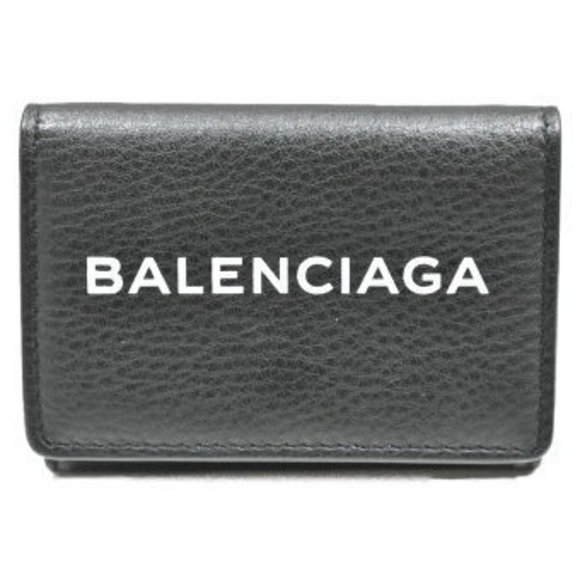 Popular BALENCIAGA Wallet Tri black leather - Picture 1 of 9